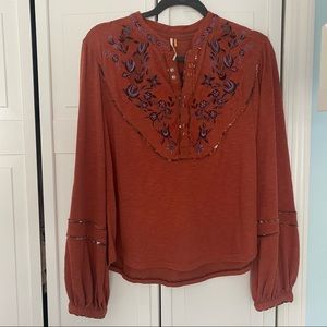 Free People long sleeve shirt
